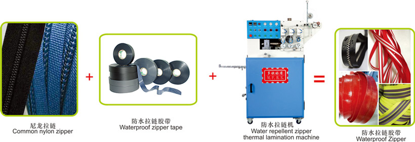 防水拉链机